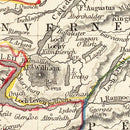 Vintage Map of Scotland 1851