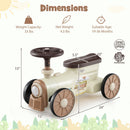 Ride on Toy with Steering Wheel and Train Whistle Sound Button
