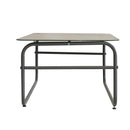 4-Piece Outdoor Patio Furniture Sets, Patio Conversation Set with Removable Seating Cushion, Courtyard Patio Set for Home, Yard, Poolside (Grey)