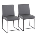 Fuji - Contemporary Modern Elegance With High Back Dining Chair (Set of 2) by HouseOfZazla