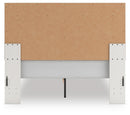 Zuraleus - Upholstered Panel Platform Bed With Roll Slats