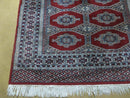 4' X 6' Vintage Handmade Pakistan Turkoman Bokhara Fine Woven Wool Rug Nice