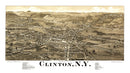 Vintage Map of Clinton, New York 1885