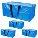 Moving Bags Heavy Duty Storage Totes - Blue 4 Pack by LJGDeals