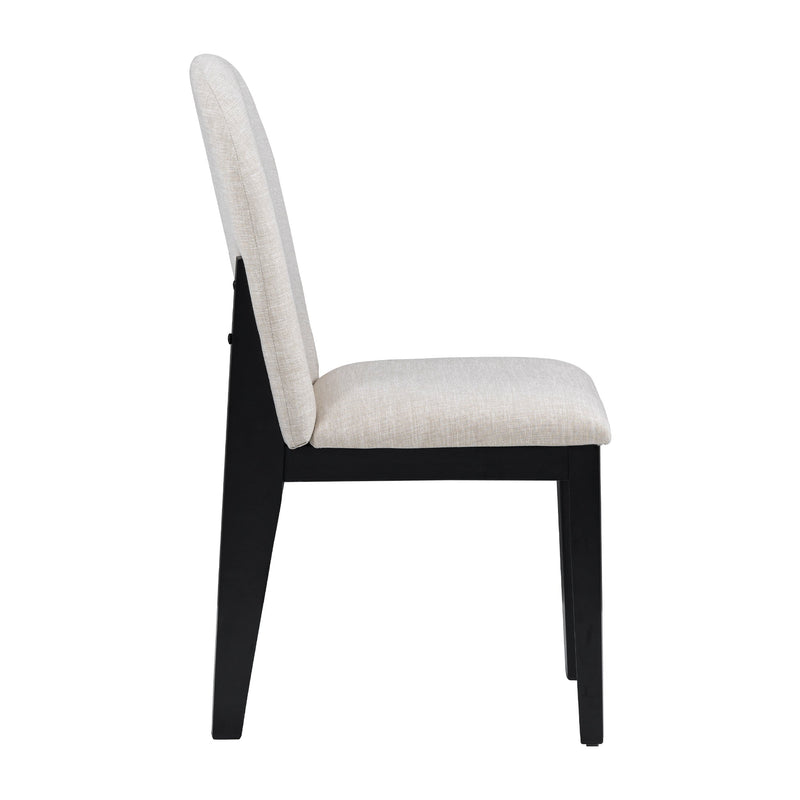 6-Piece Modern Style Dining Set with Faux Marble Table and 4 Upholstered Dining Chairs & 1 Bench (White)