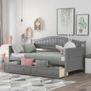 Wooden Daybed, Sofa Bed, No Box Spring Needed by HouseOfZazla