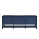 TV Stand, Entertainment Center With Dual Drawers And Hidden Storage, Cabinet With Soft Closing Doors And Sleek Panel Design