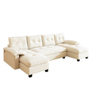 U-Shaped Sleeper Sofa With Pull Out Bed by HouseOfZazla