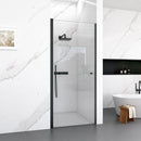Semi Frameless Circular Pivot Shower Door with 1/4" Tempered Glass by HouseOfZazla