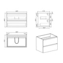 Alice 30W 118 Wall Mount Cabinet Without Basin by HouseOfZazla