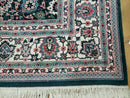 8' X 10' Handmade Indian Oriental Wool Rug Carpet Organic Dye Forest Green Nice