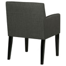Yorkshire - Upholstered Dining Arm Chair With Cushioned Arms (Set of 2) - Gray by HouseOfZazla