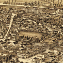 Vintage Map of Cooperstown, New York 1890