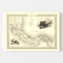 Vintage Map of Panama 1851
