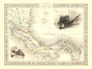 Vintage Map of Panama 1851
