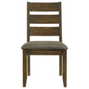 Ladderback Dining Chair (Set of 2) - Brown