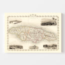 Vintage Map of Jamaica 1851