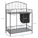 Outsunny Folding Potting Bench Table