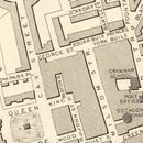 Vintage Map of Bath, United Kingdom 1851