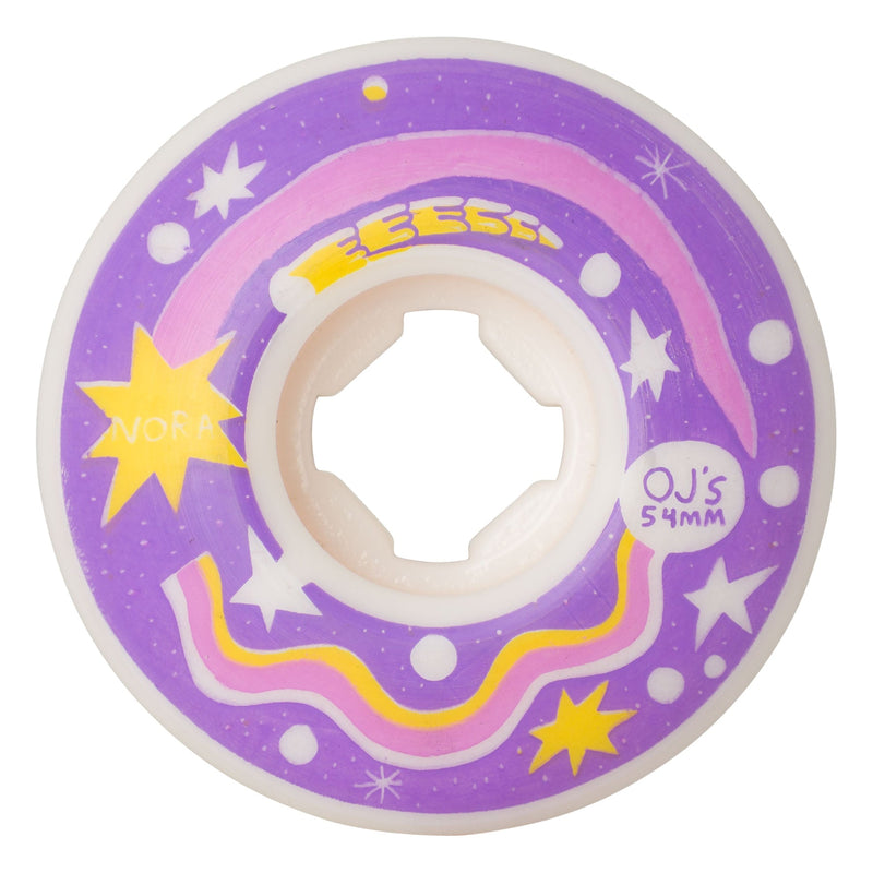 OJ NORA DREAMS ELITE EZ EDGE 54mm 101a SKATEBOARD WHEELS