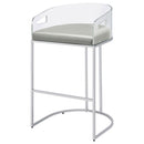 Mello - Upholstered Bar Chair (Set of 2) - Gray