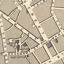 Vintage Map of Belfast, United Kingdom 1851