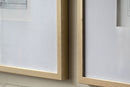 Fake Pencil Architectual Wall Art, Wall Decor Accent (Set of 2) - Silver by HouseOfZazla