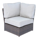 Comfortable Modern Patio Rattan Sectional Set With Cushions by HouseOfZazla