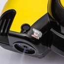 24V Kids Ride On Electric scooter w/ helmet knee pads,24v ride on toy for kids,Spray function,2WD 400w wheel-hub motor,5.59-6.84MPH,Gravity Steering,Use for 1-2 hours,Exercise your child age 6+.