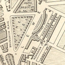 Vintage Map of Brighton, United Kingdom 1851