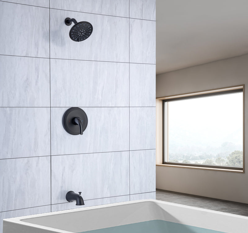 6 In. Detachable Handheld Shower Head Shower Faucet Shower System