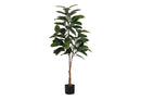 52" Tall Artificial Rubber Tree Plant - Indoor Faux Greenery by HouseOfZazla