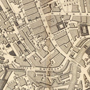 Vintage Map of Leeds, United Kingdom 1851