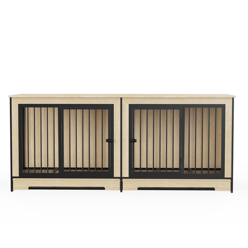 Dog Crate Furniture with Two Combined Rooms, photo 2 of 10