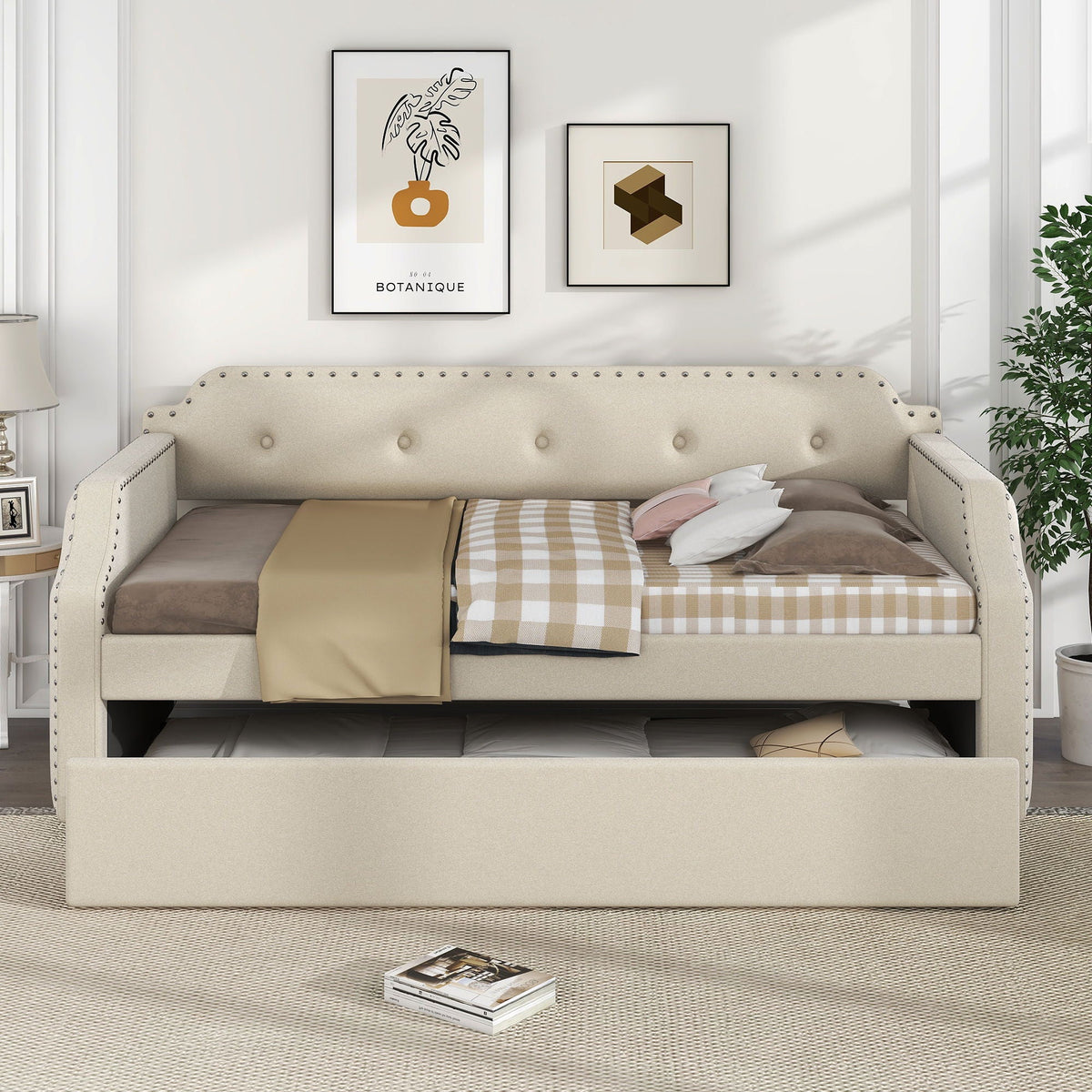 Upholstered Daybed With Trundle, photo 21 of 40