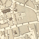 Vintage Map of Preston, United Kingdom 1851