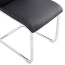 Modern Dining Chairs With Padded Seat, Metal Legs by HouseOfZazla