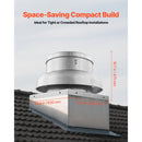 Roof Exhaust Fan with High-Power Motor and Adjustable Airflow by HouseOfZazla