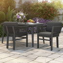 Outdoor Dining Chair, All-Weather Patio Seating For Backyard (Set of 2) by HouseOfZazla