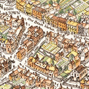Vintage Map of Birmingham, England 1923
