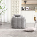 Cozy Beanbag Chair With High Resilience Foam Core For 2 by Unique Piece Furniture