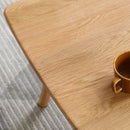 Low Table, Coffee Table With Storage Shelf - Natural by Unique Piece Furniture