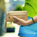 Luxury WomenÕs Leather Clutch Wallet Card Holder Phone Case Purse