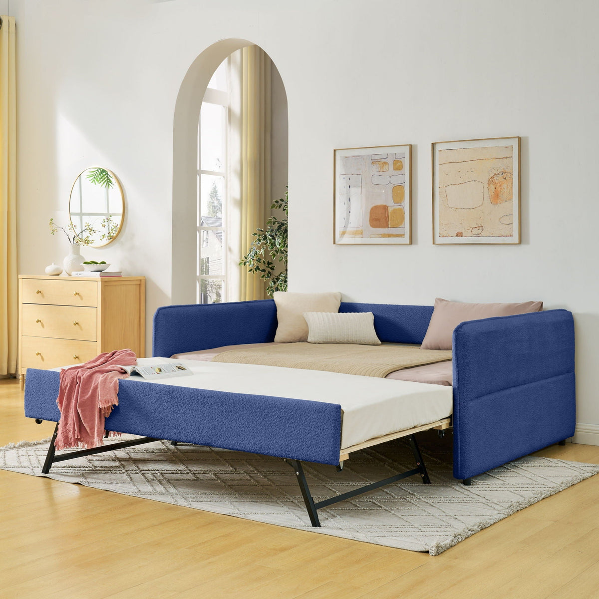 Upholstered Daybed With Pop Up Trundle, photo 16 of 27