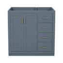 Retro Style Bathroom Vanity, 3 Drawers & Soft Closing Doors by HouseOfZazla
