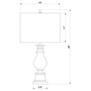 Wahlburg - Drum Shade Table Lamp - Oatmeal