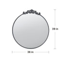 Classic Design Mirror With Baroque Inspired Frame