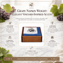 Grape Napkin Weight by Arthur Court Designs