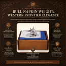 Bull Napkin Weight by Arthur Court Designs