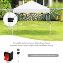 17 Feet x 10 Feet Foldable Pop Up Canopy with Adjustable Instant Sun Shelter by LJGDeals